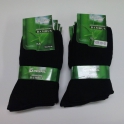 10x černé zdravotní bambusové ponožky
