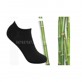 8 Paar Ankle Bambus Socken schwarz